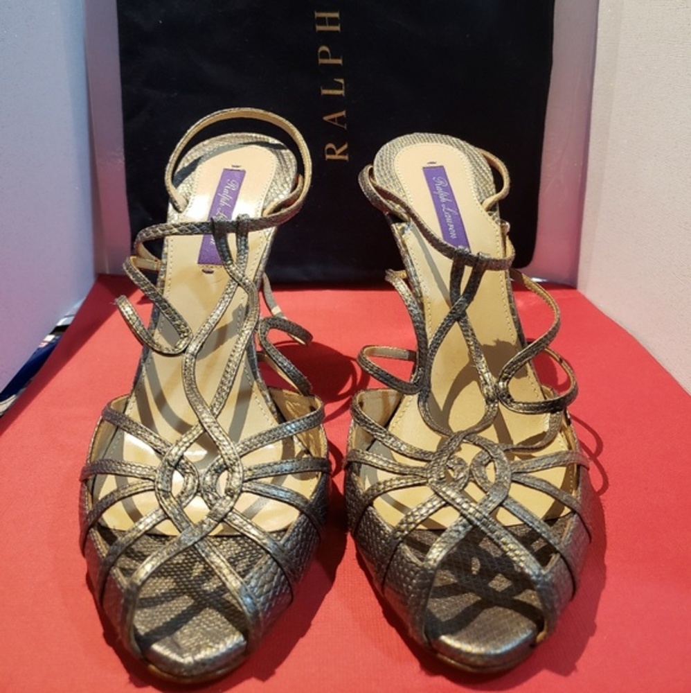 RALPH LAUREN - Purple Label 4 1/2 inch heel sandles